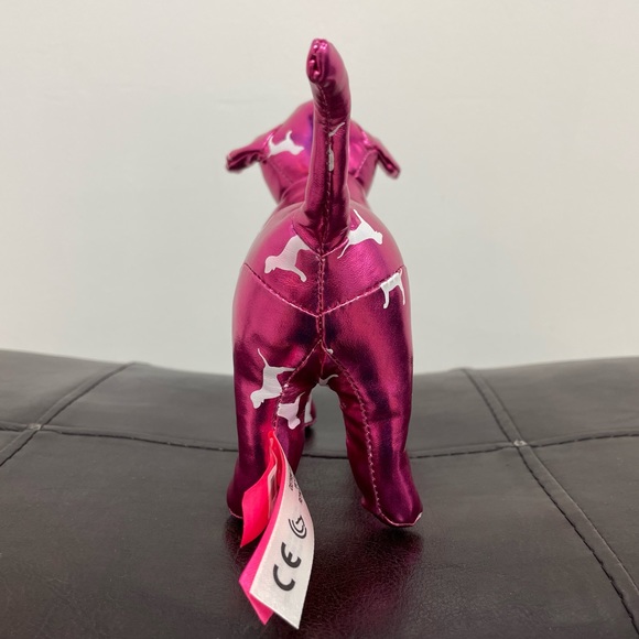Victorias Secret Mini Dog Limited Editon National Puppy Metallic Pink & Skeleton - Picture 7 of 11